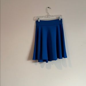 Blue mini skirt